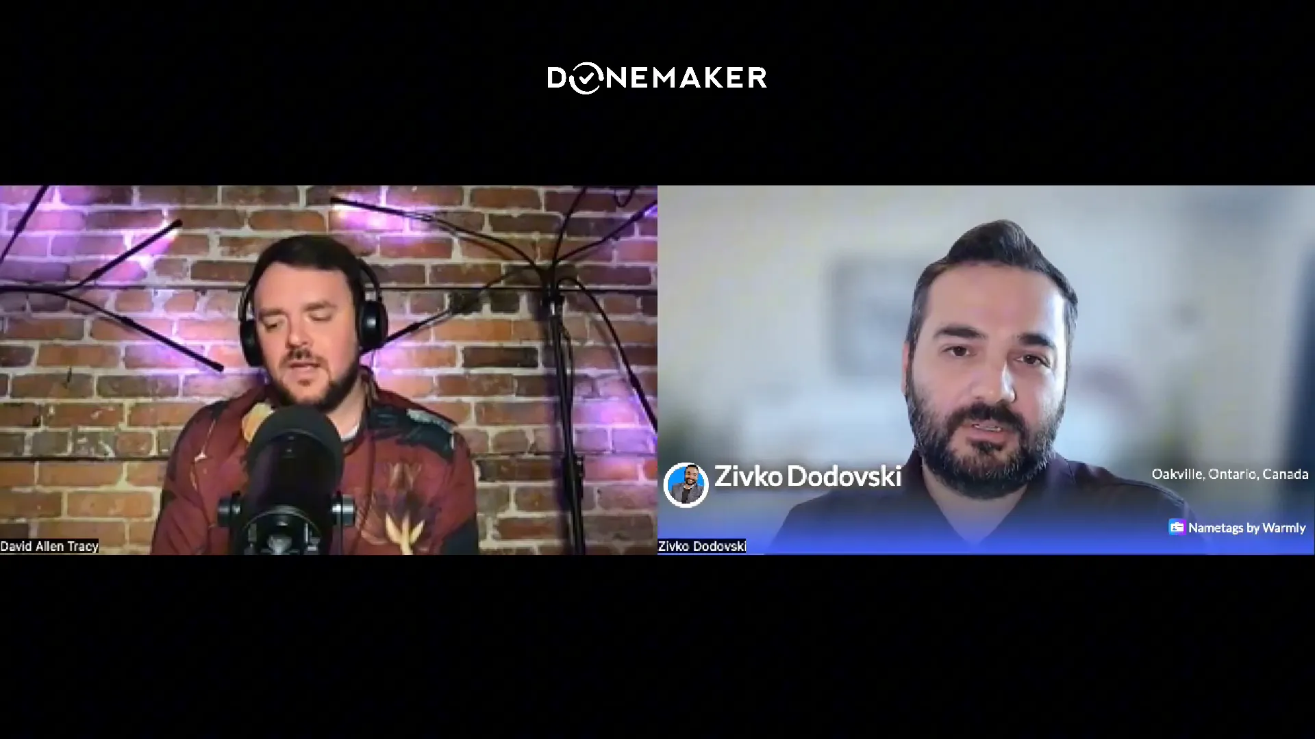 David discussing imposter syndrome and authenticity