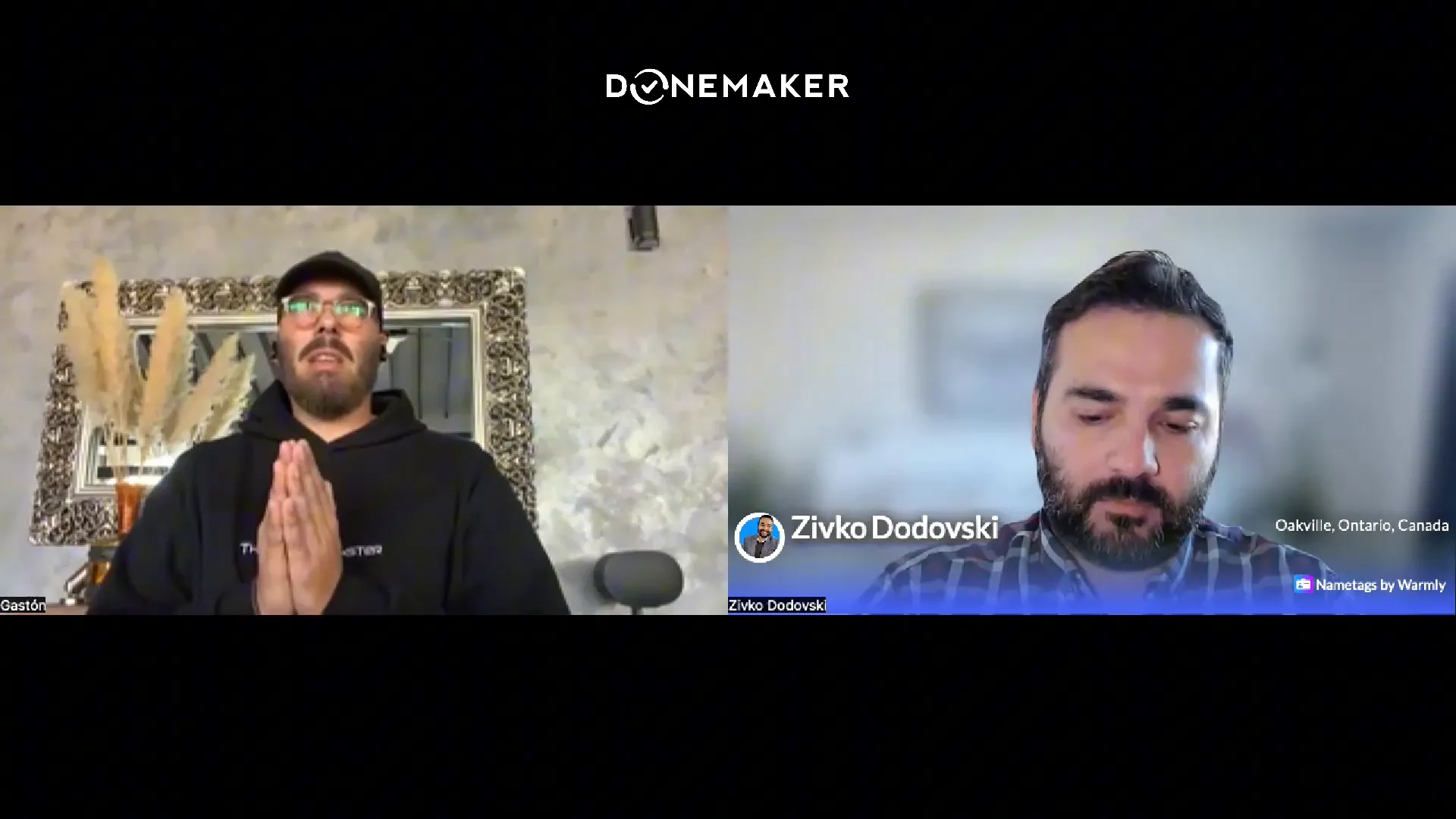 Gaston discussing challenges and belief in entrepreneurial vision