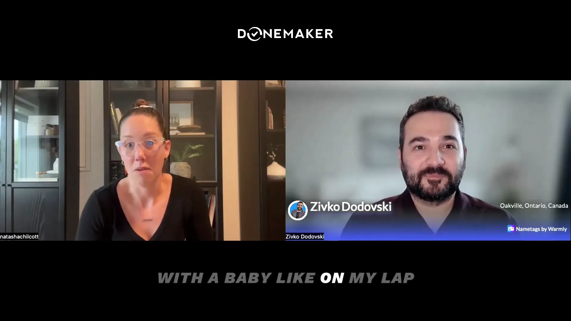 Natasha reflecting on balancing business and family