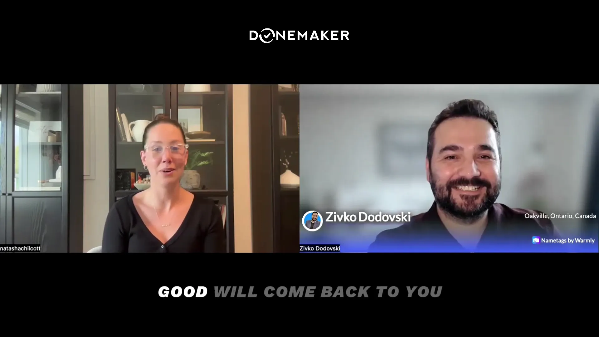 Natasha concluding the discussion