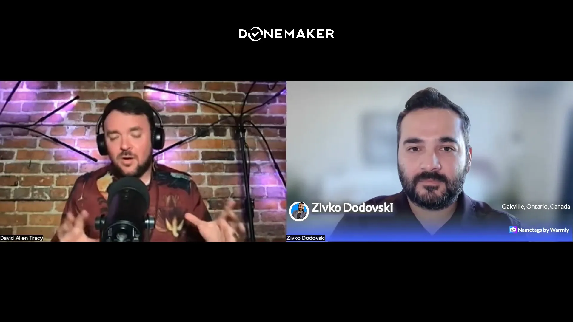 David explaining how clothing and style contribute to personal branding