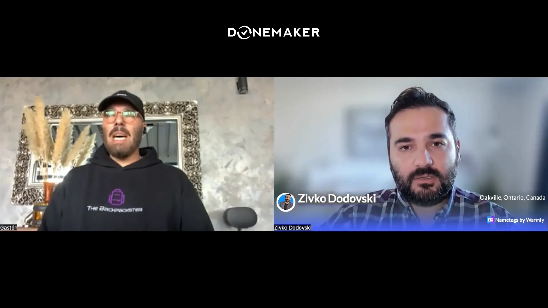 Gaston discussing mindset and determination