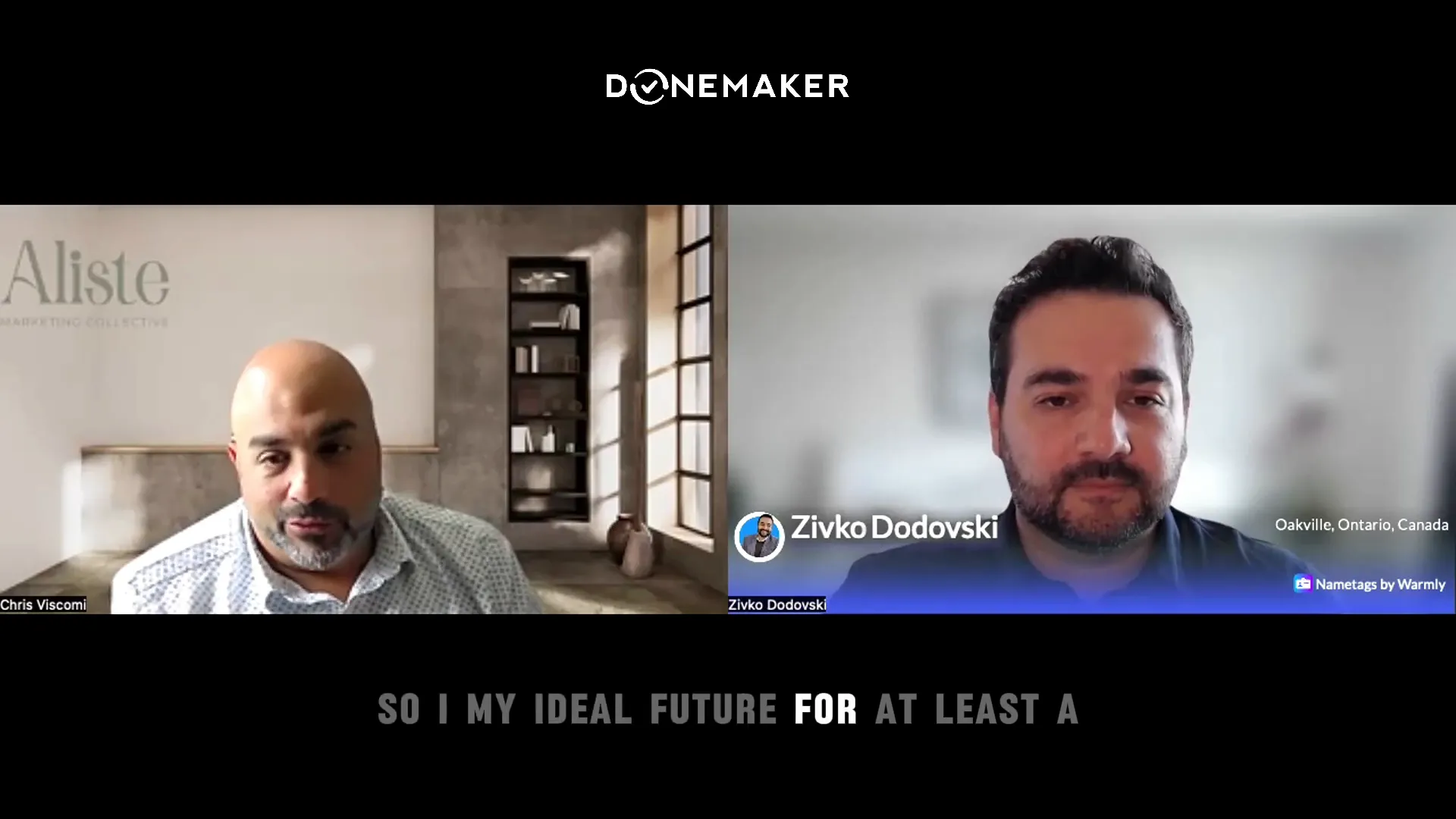 Chris emphasizing the importance of work-life balance