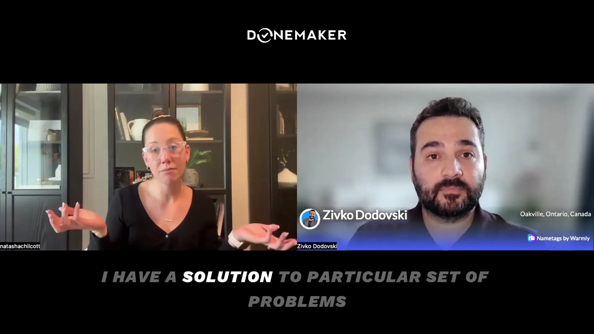 Natasha explaining sales fundamentals