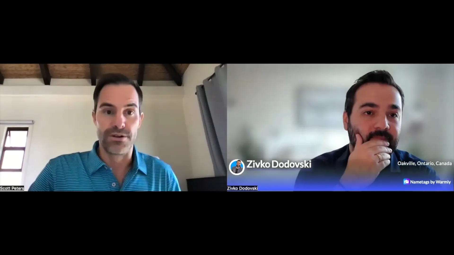 Scott Peters explaining the impact of COVID on global work acceptance