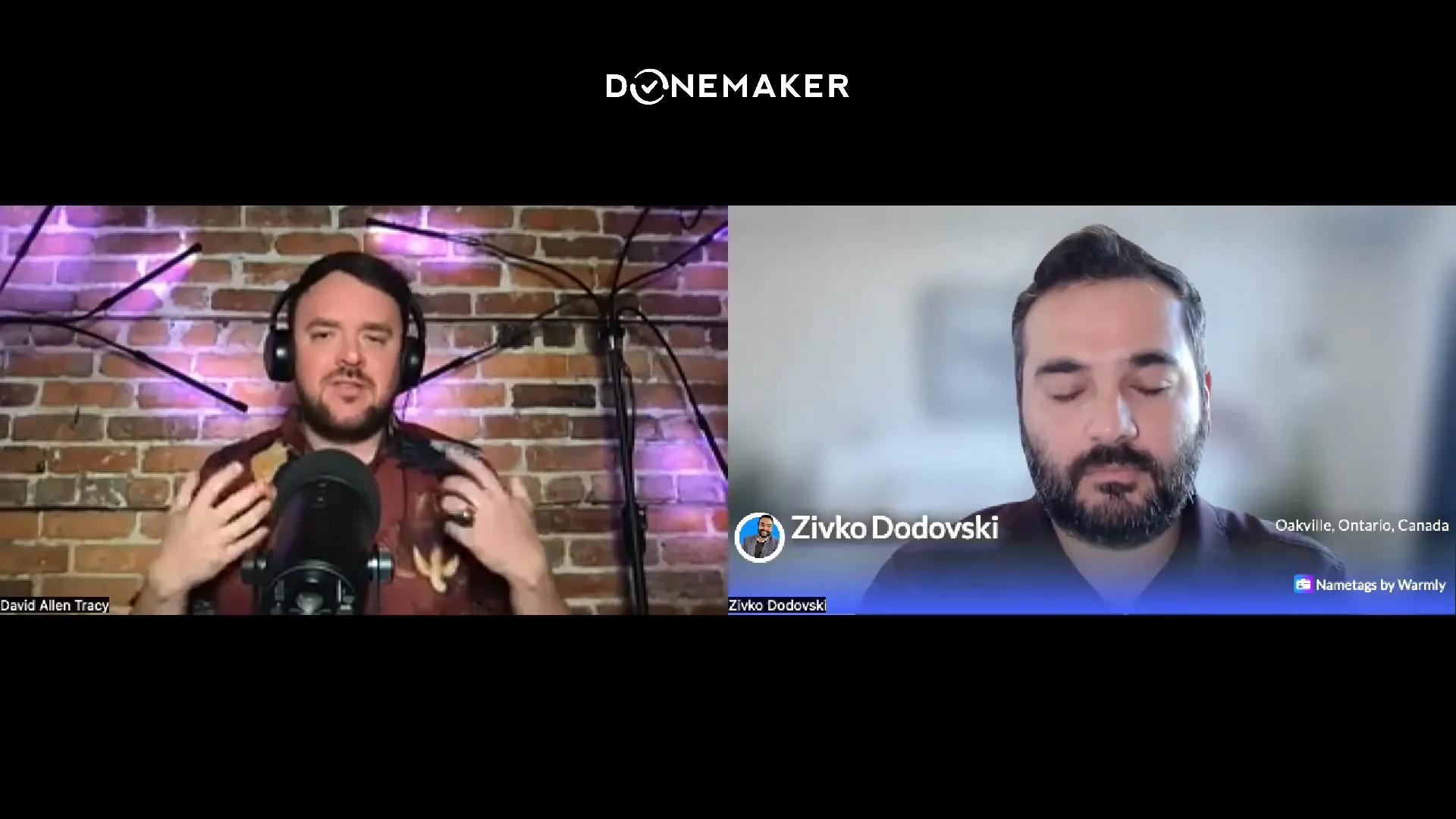 David explaining the importance of defining your unique personal vibe