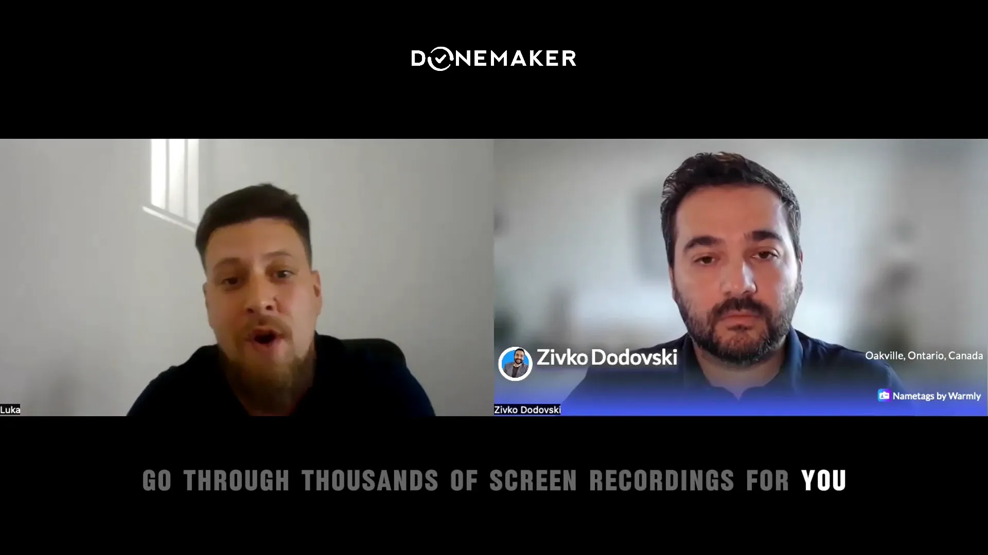 Using screen recordings to analyze customer journey
