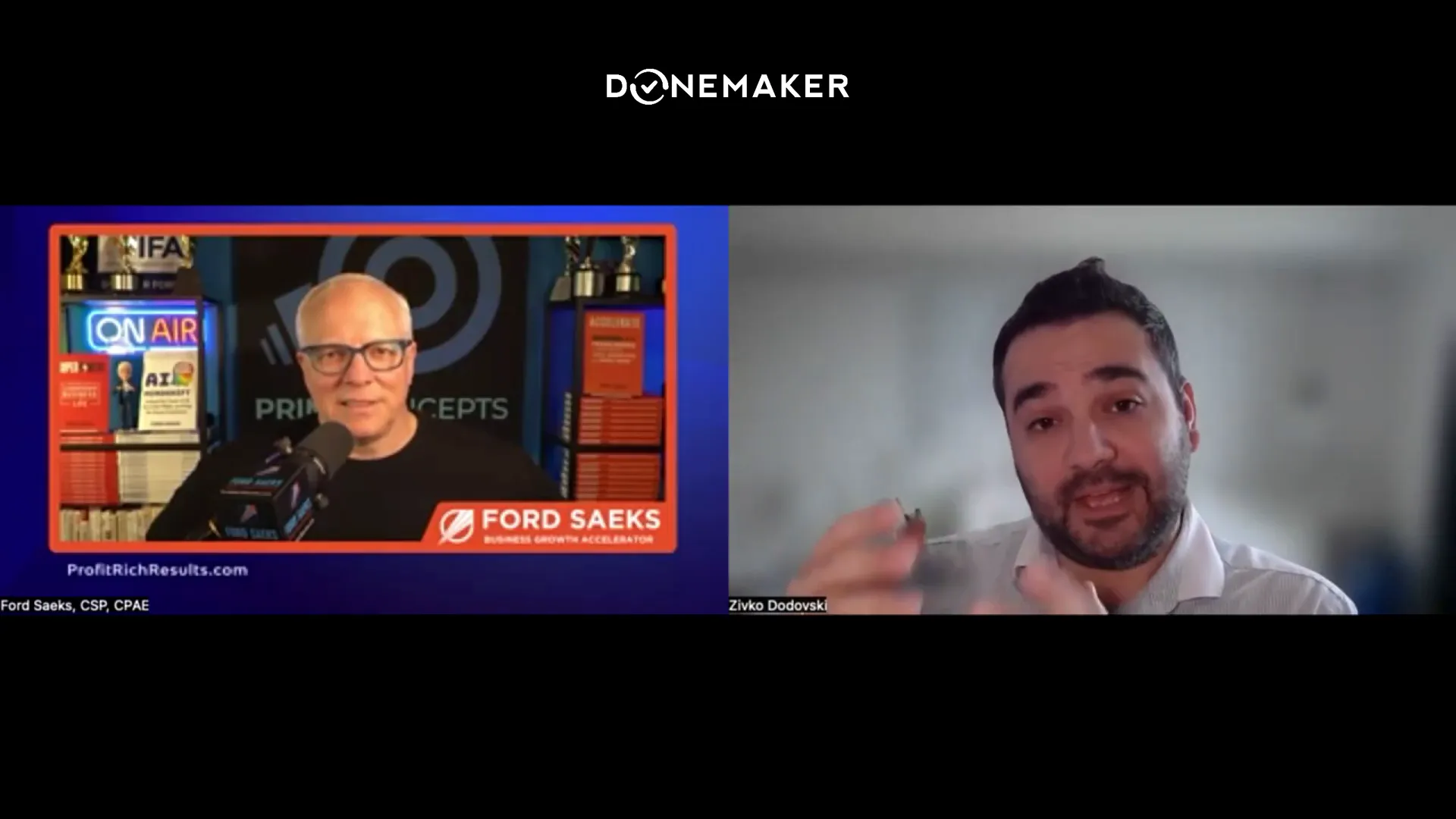 Ford discussing mindset and the 1-10 scale