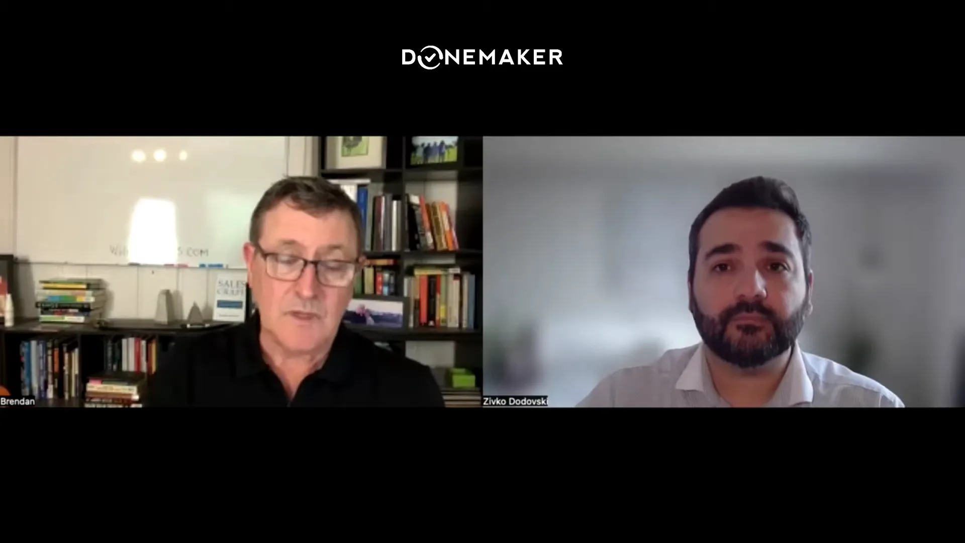 Sales rep taking notes during discovery call