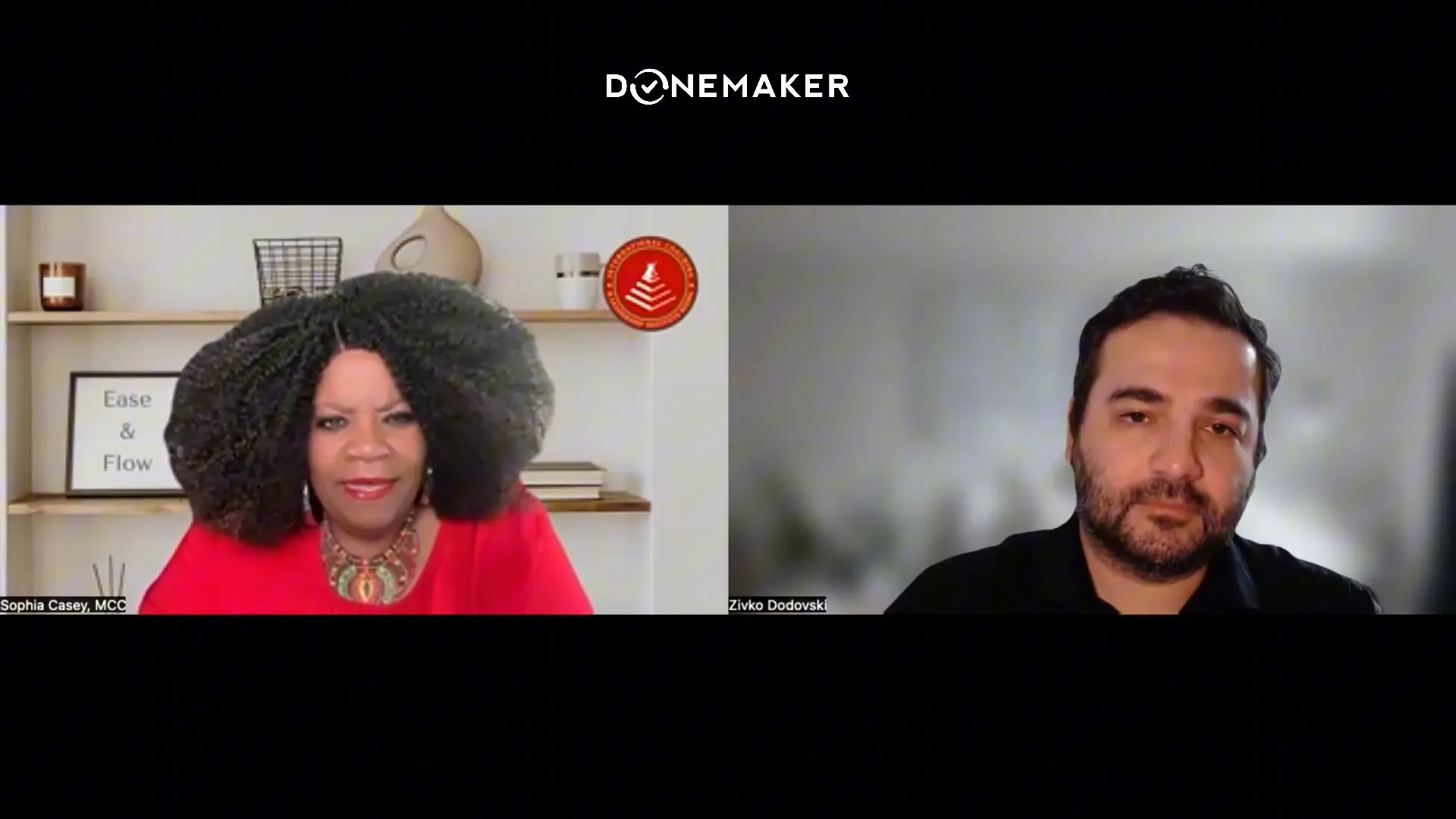 Coach reflecting with client