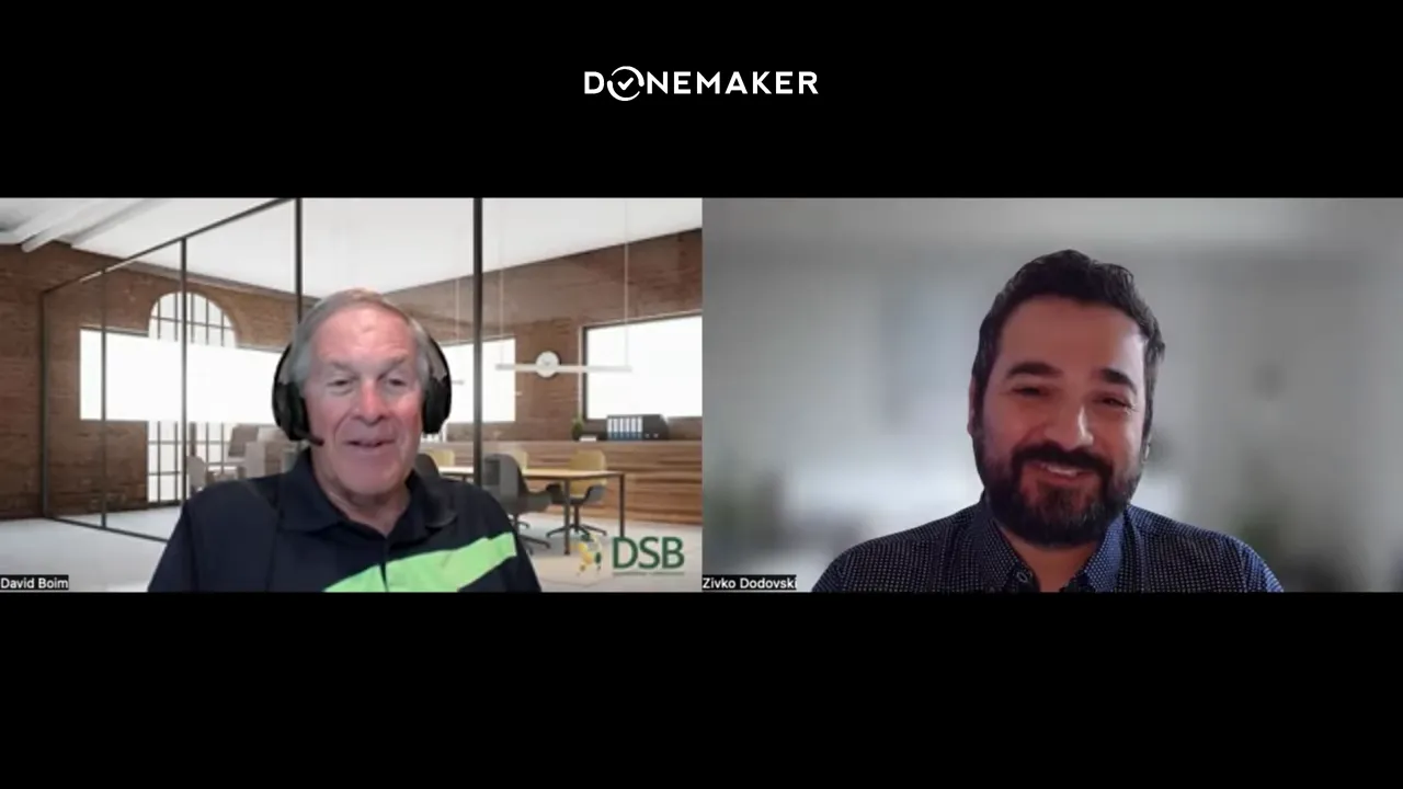 Celebratory moment after a successful company exit