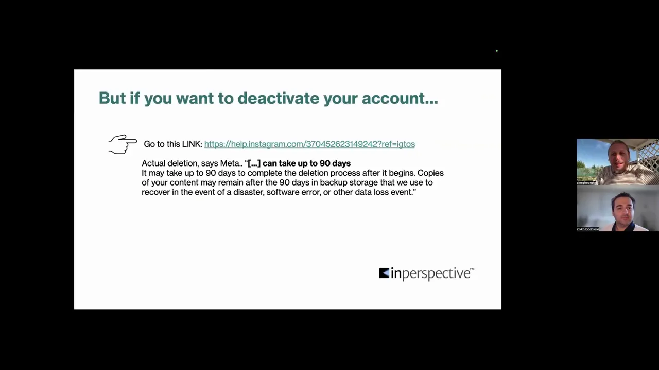 image showing deletion timing and retention timeline