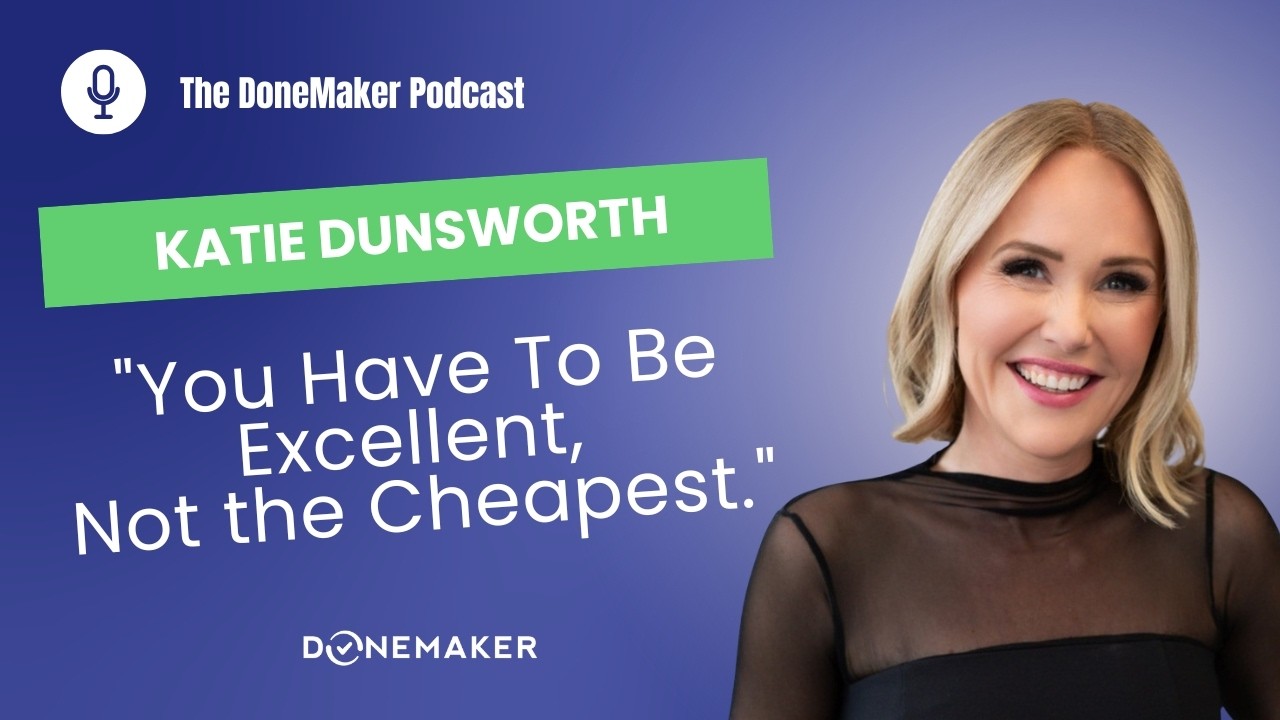 video thumbnail for 'From Struggle to Success How Katie Dunsworth Built a $10 Million Empire'