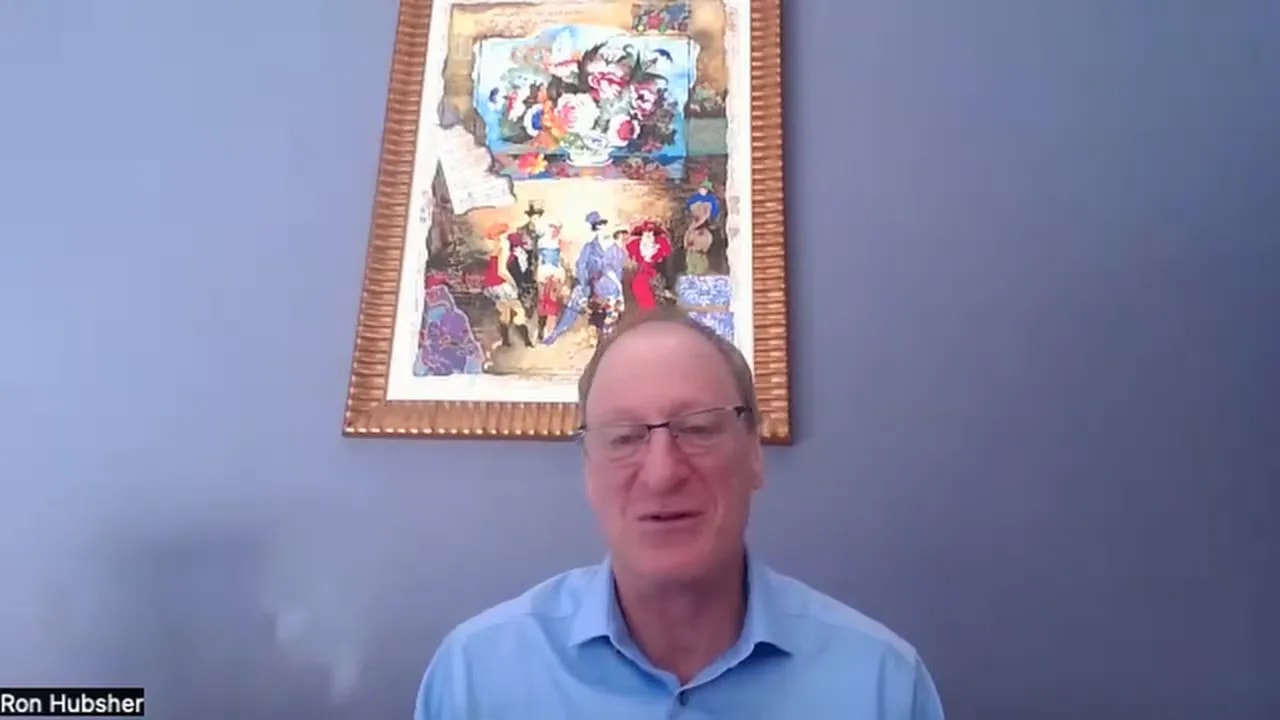 Presenter on a virtual call explaining negotiation planning and tradeoffs