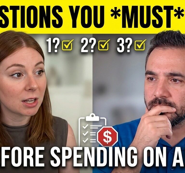 video thumbnail for 'The 3-Question Checklist Before Spending on Ads'