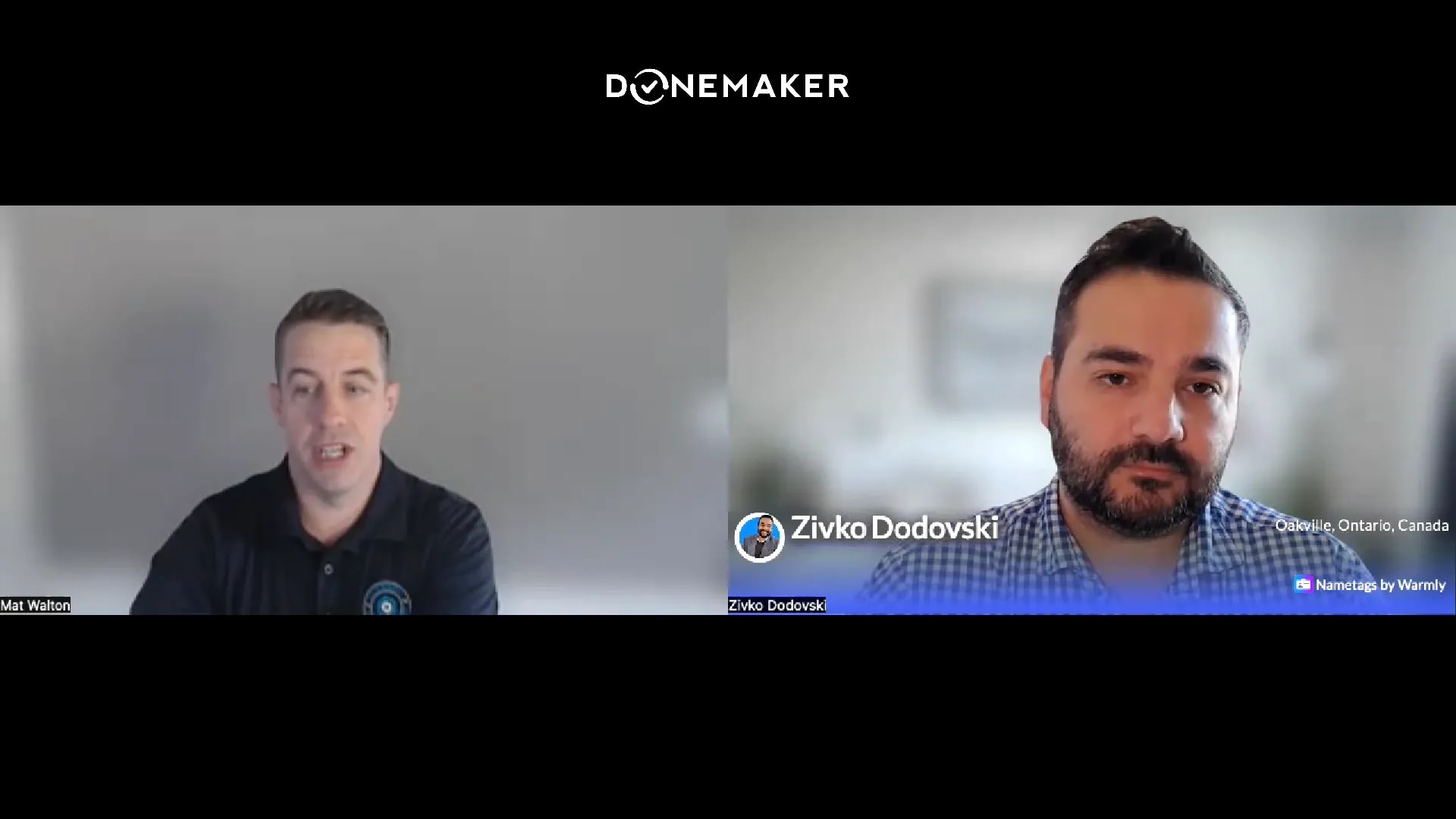 Matt Uber explaining his early sales career and leadership growth