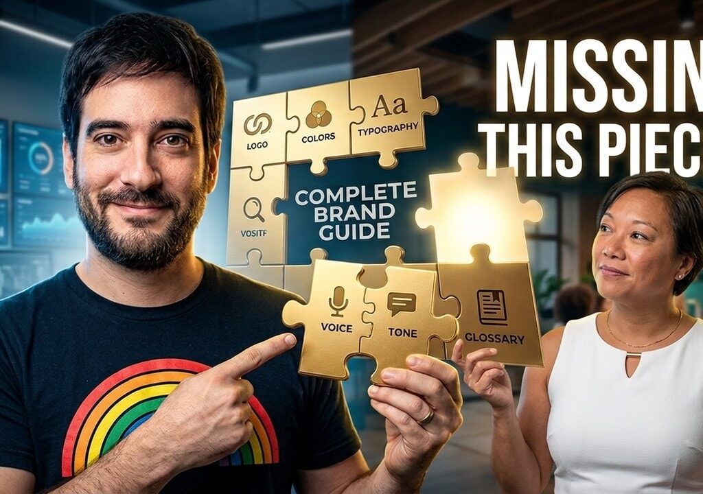 video thumbnail for 'Your Brand Guide Is Missing the Pieces That Matter'